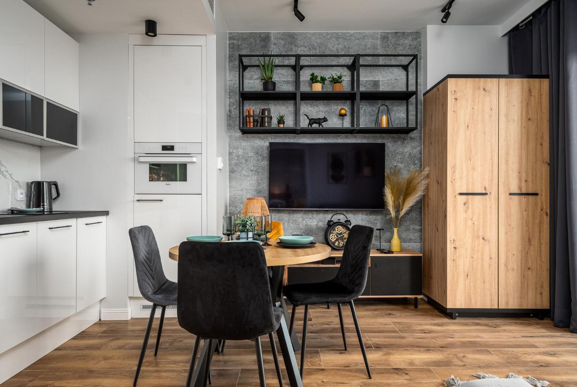 Wola Tower Deluxe Separate Bedroom With Free Garage - By Perfect Apart 바르샤바 외부 사진